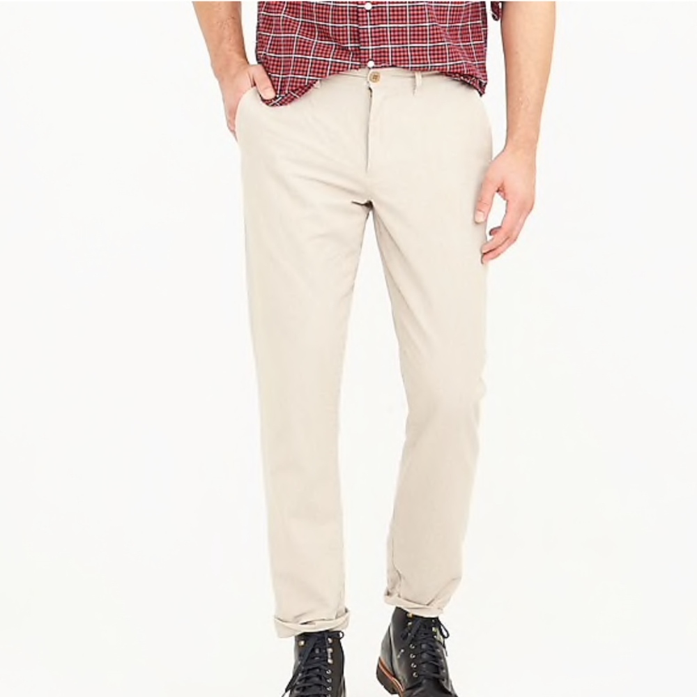 J Crew Men's 770 Straight-Fit Pant Stretch Chino